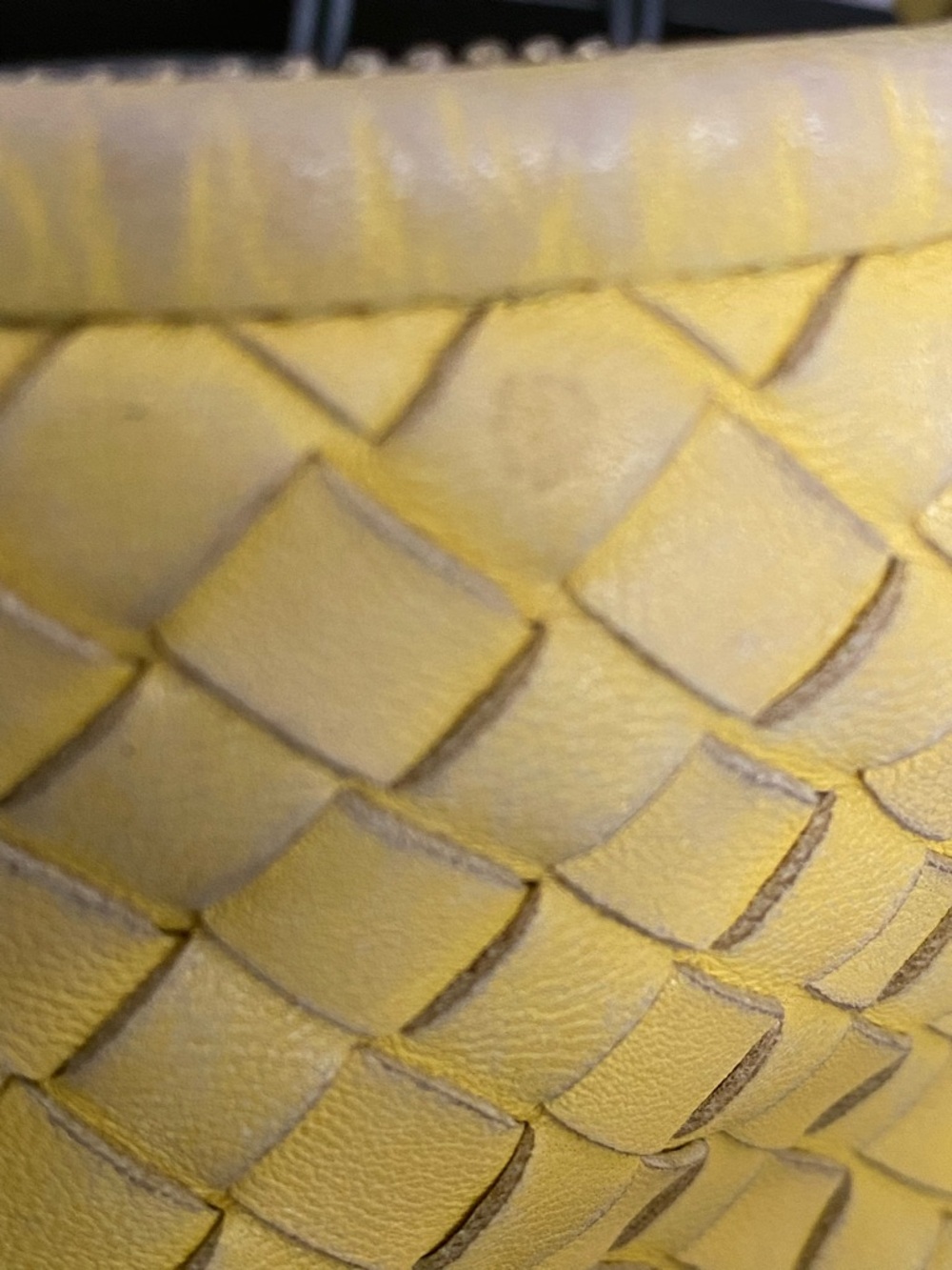 Bottega Veneta Yellow Woven Leather Hobo - Picture 9 of 12